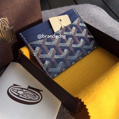 [retail vs rep] Goyard 4cc cardholder in light blue. : r/FashionReps